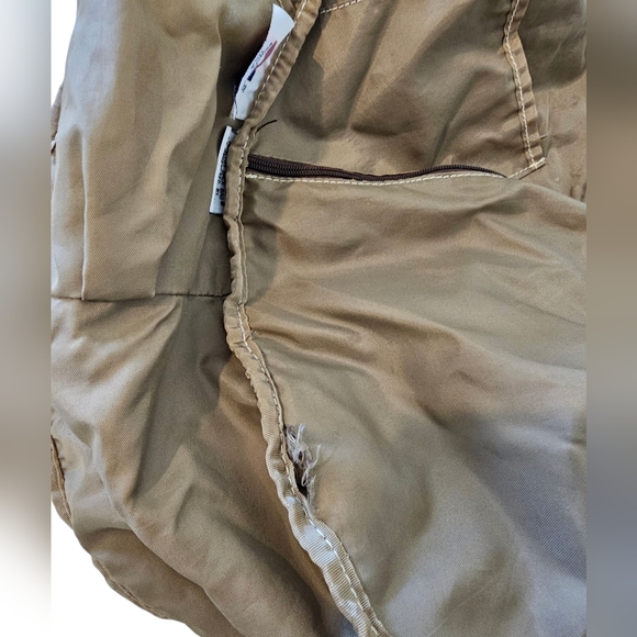 Vintage Ameribag Large Healthy Back Brown Poly Nylon Shoulder Bag Crossb… - Picture 11 of 13